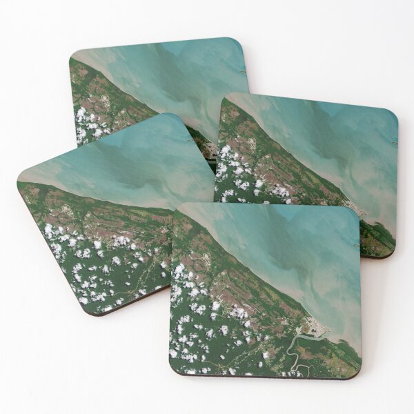 Item preview, Kourou, French Guiana from space designed and sold by Raureif.