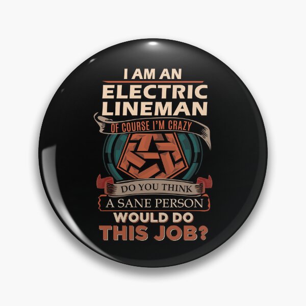 Item preview, Electric Lineman T Shirt - Sane Person Job Gift Item Tee designed and sold by jazminprin.