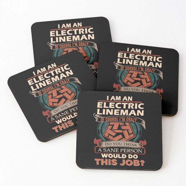 Item preview, Electric Lineman T Shirt - Sane Person Job Gift Item Tee designed and sold by jazminprin.