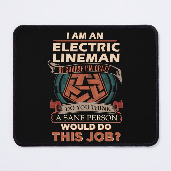Item preview, Electric Lineman T Shirt - Sane Person Job Gift Item Tee designed and sold by jazminprin.