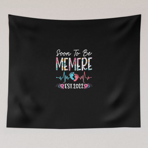 Item preview, Soon To Be Memere Est 2022 Funny Floral Mother's Day designed and sold by DonVTV.