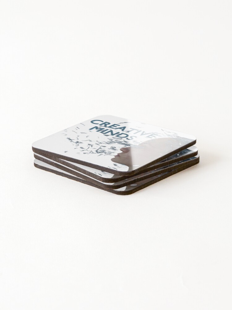 Thumbnail 4 of 5, Coasters (Set of 4), For Creative Minded People designed and sold by Riff7.