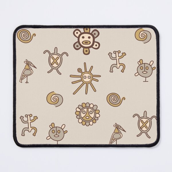 Item preview, Taino Symbols Puerto Rico Neutral Colors designed and sold by byDarling.