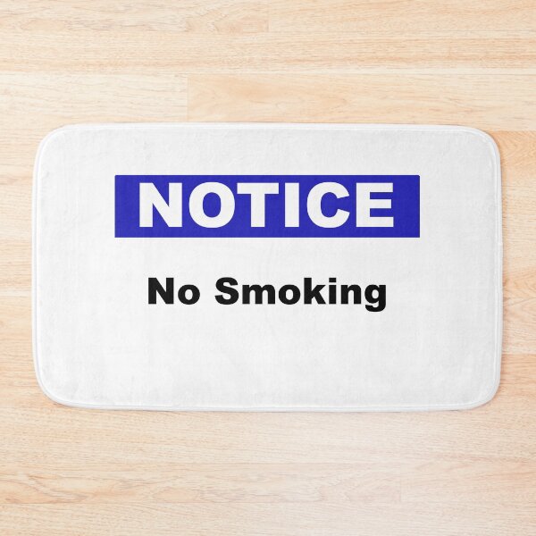 Item preview, Notice No Smoking designed and sold by Burritoless.