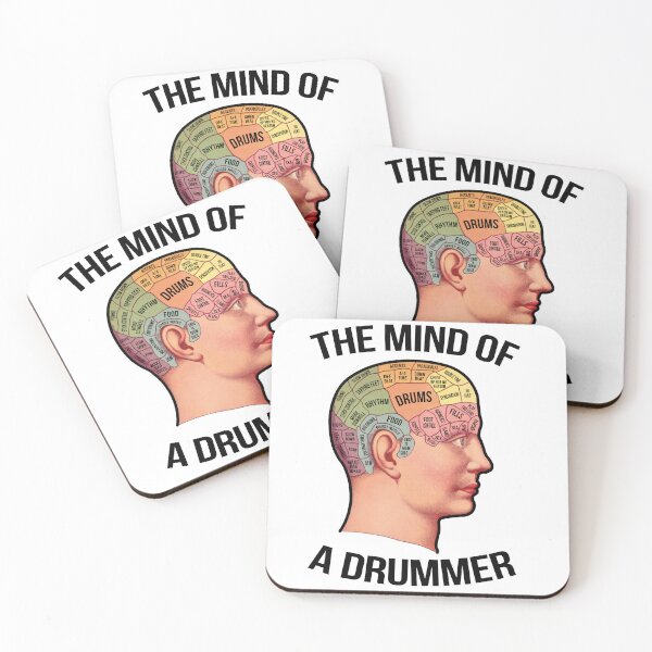 Item preview, Mind of A Drummer Percussionist Brain Diagram Fun! designed and sold by Bill Herrin.