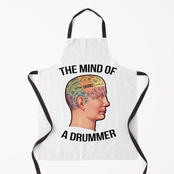 Item preview, Mind of A Drummer Percussionist Brain Diagram Fun! designed and sold by Bill Herrin.