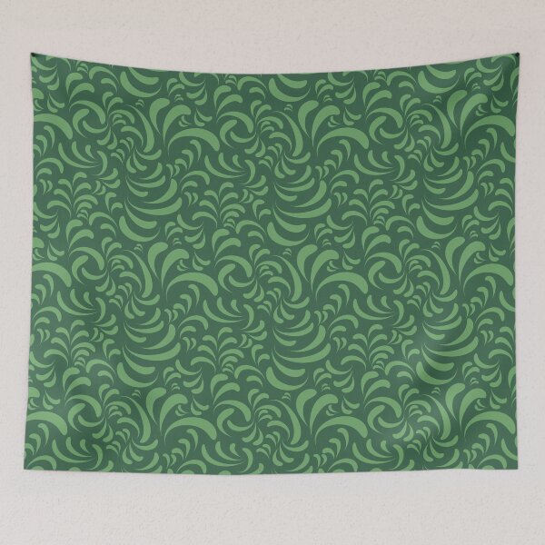 Item preview, Garden Greens Collection Green Swirls on Green 6 Repeat 5748 designed and sold by Art in My Loft.