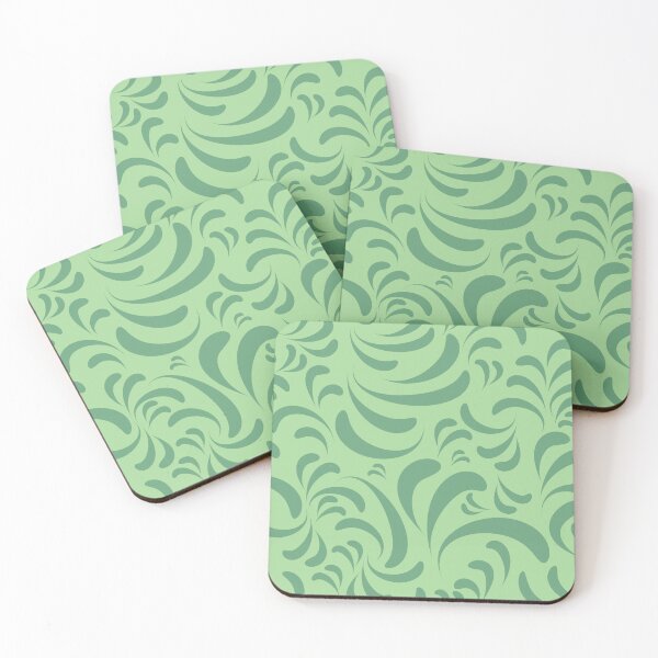 Item preview, Garden Greens Collection Green Swirls on Green 3 Repeat 5748 designed and sold by Art in My Loft.