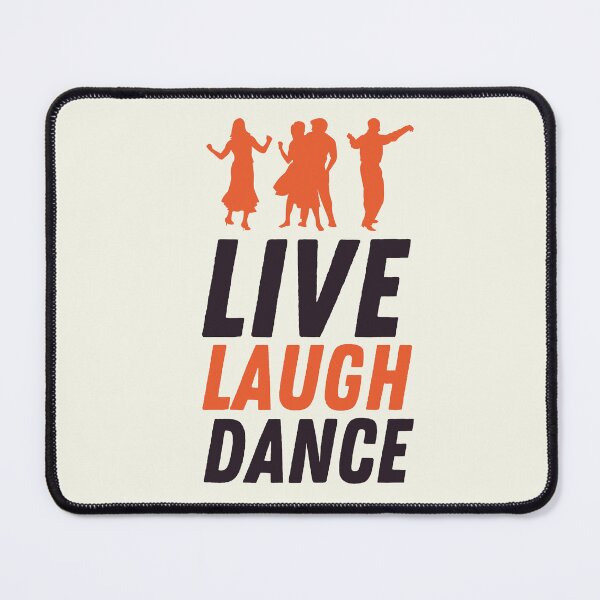 Item preview, Live Laugh Dance - Short Motivational Phrase | Colorful Stylish Dance Typography designed and sold by Delandor.