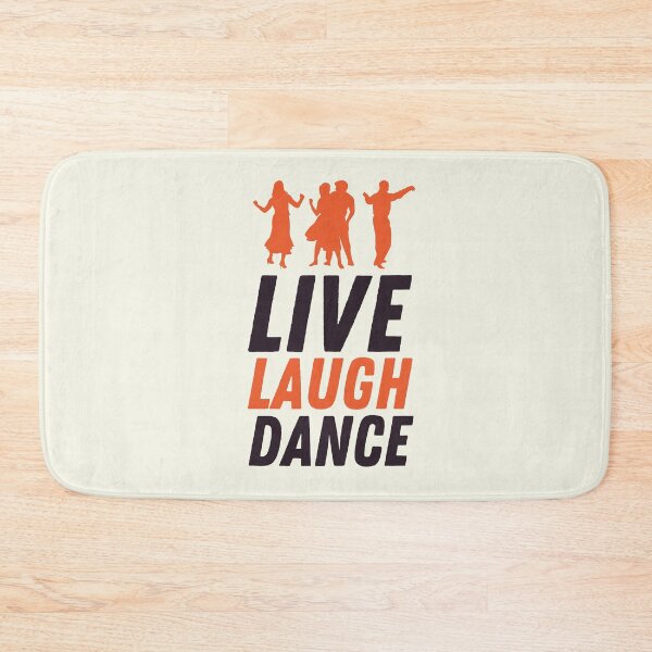 Item preview, Live Laugh Dance - Short Motivational Phrase | Colorful Stylish Dance Typography designed and sold by Delandor.