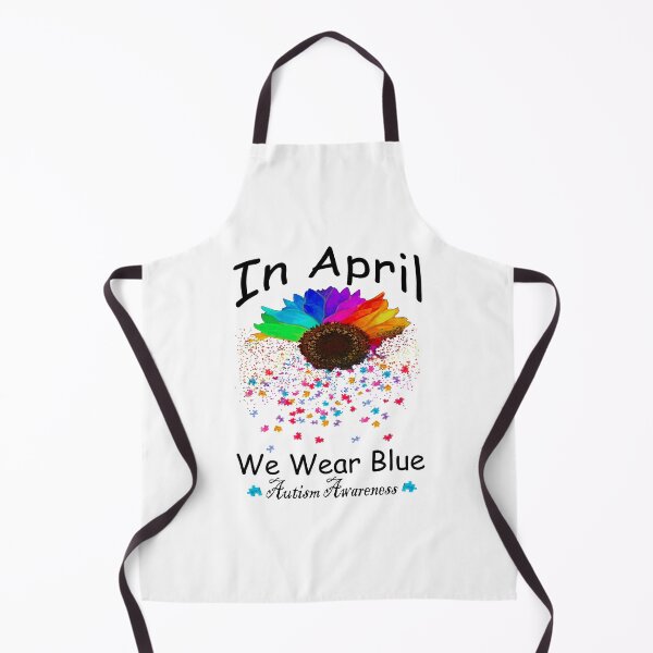 Item preview, In April We Wear Blue For Autism Awareness T-Shirt, April Wear Blue Shirt, Autism Acceptance, designed and sold by boyastore.
