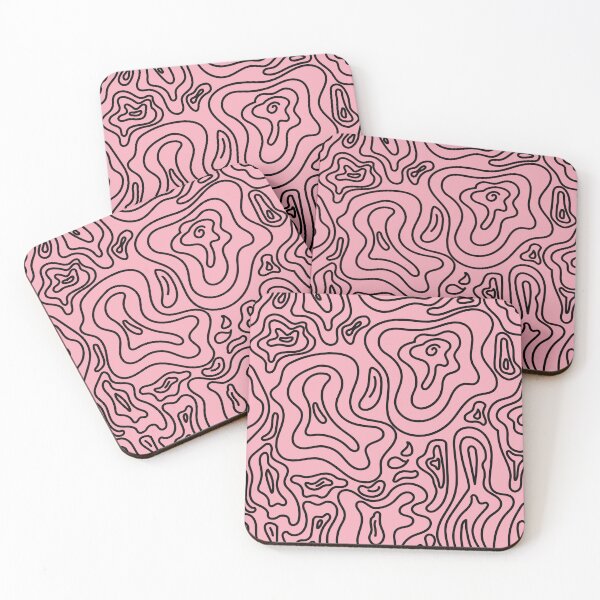 Item preview, Groovy fun 70's pattern aesthetic pink + black designed and sold by Ray Sánchez.
