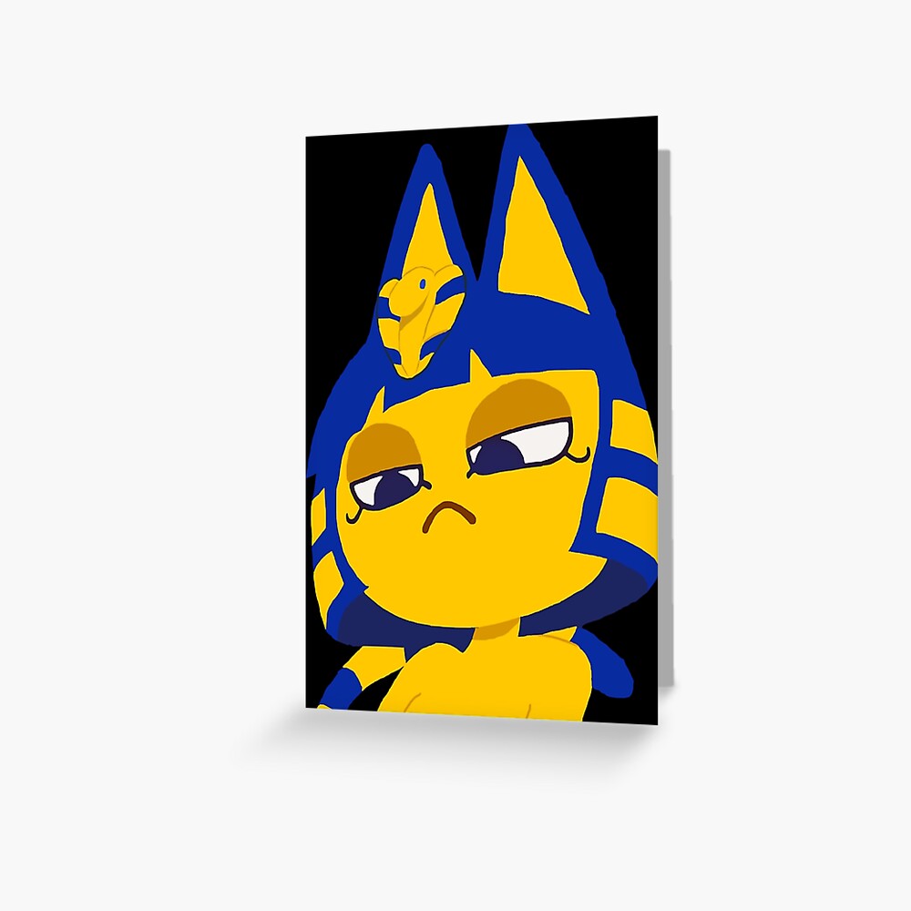 "Ankha Ankha Zone TikTok Trend & MEME Minus8" Greeting Card For Sale By ...