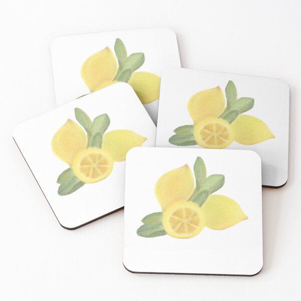 Item preview, nature, citrus, fruit, lemon, yellow, pastel sec, drawing, bebicervin designed and sold by BebiCervin.