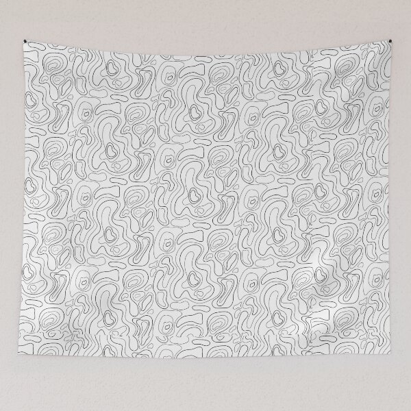 Item preview, Topographic lines pattern designed and sold by Pulpman.