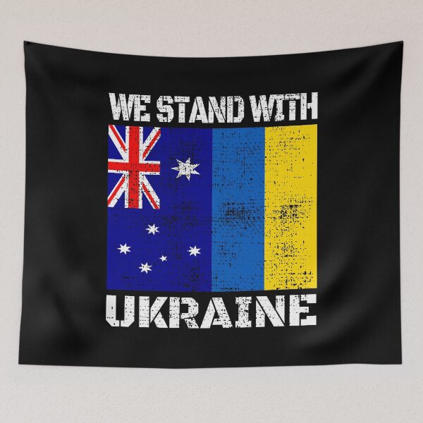 Artikelvorschau, AUSTRALIEN-STAND MIT UKRAINE - UKRAINE entworfen und verkauft von TravelHappiness.