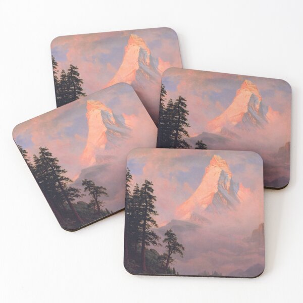 Item preview, Sunrise on the Matterhorn by Bierstadt designed and sold by TheSoulOfArt.
