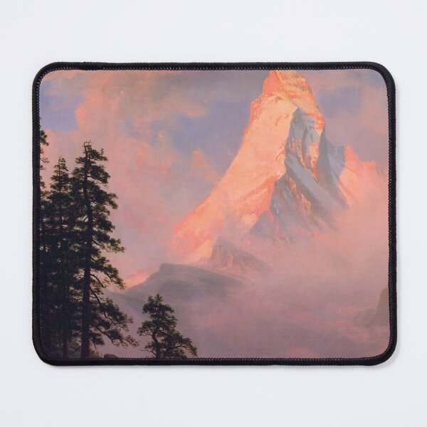 Item preview, Sunrise on the Matterhorn by Bierstadt designed and sold by TheSoulOfArt.