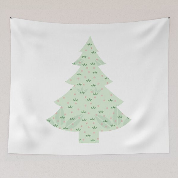 Item preview, christmas tree green small leaves designed and sold by ddesignnstudio.