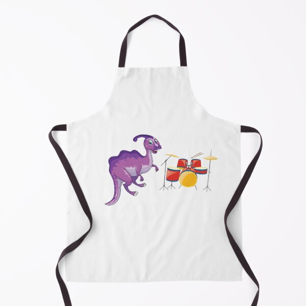 Item preview, Dinosaur Playing Drums ,Funny Good Purple Dinosaur Drums Lovers Art designed and sold by pedrored369.