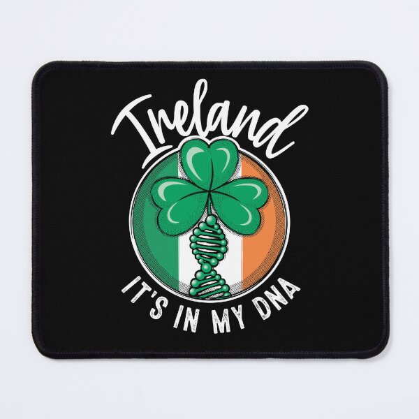 Item preview, Ireland - It's in my DNA. Irish shamrock with a DNA strand on the flag of Ireland design. designed and sold by robimerch.