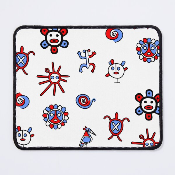 Item preview, Taino Symbols Puerto Rico Flag Colors designed and sold by byDarling.