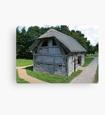 Cruck-frame barn - 16th Century Canvas Print