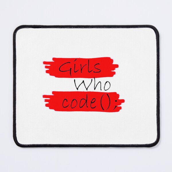 Item preview, Girls who code() -red designed and sold by ECKDesign.