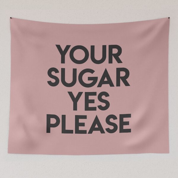 Item preview, Your sugar (black) designed and sold by didijuca.