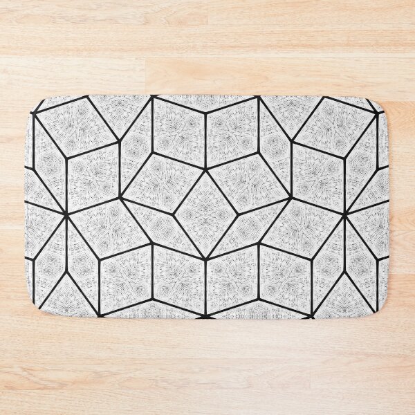 Item preview, Black and white geometrical pattern designed and sold by Pacesyte.