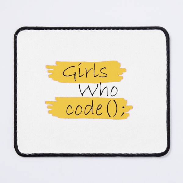 Item preview, Girls who code() -Yellow designed and sold by ECKDesign.