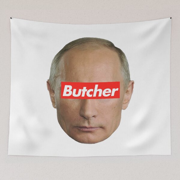 Item preview, Putin Butcher (on white) designed and sold by Thelittlelord.