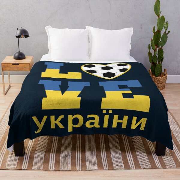 Item preview, Love Ukraine Football Team (football heart) designed and sold by Numero14.