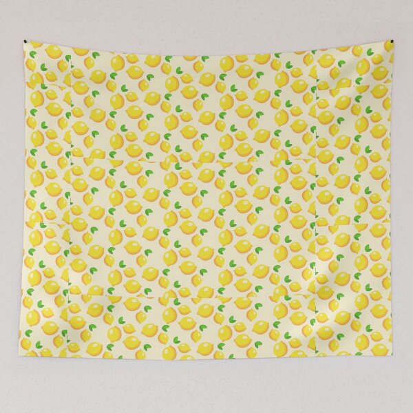 Item preview, Yellow Lemons - Pattern designed and sold by TheEndlessStore.