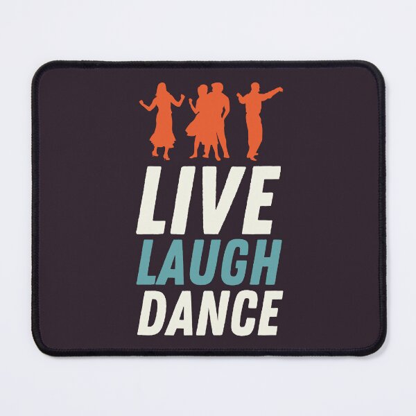 Item preview, Live Laugh Dance - Short Motivational Saying | Colorful Stylish Dance Typography designed and sold by Delandor.