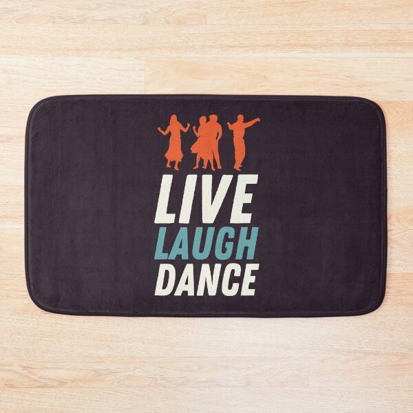 Item preview, Live Laugh Dance - Short Motivational Saying | Colorful Stylish Dance Typography designed and sold by Delandor.