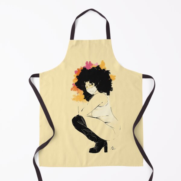 Item preview, Colorful afro in thigh highs designed and sold by Rickard Bengtsson.