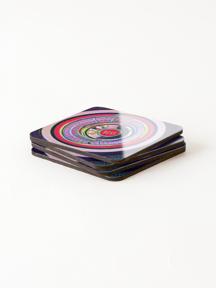 Thumbnail 4 of 5, Coasters (Set of 4), Wheely designed and sold by RandaRubyRed.