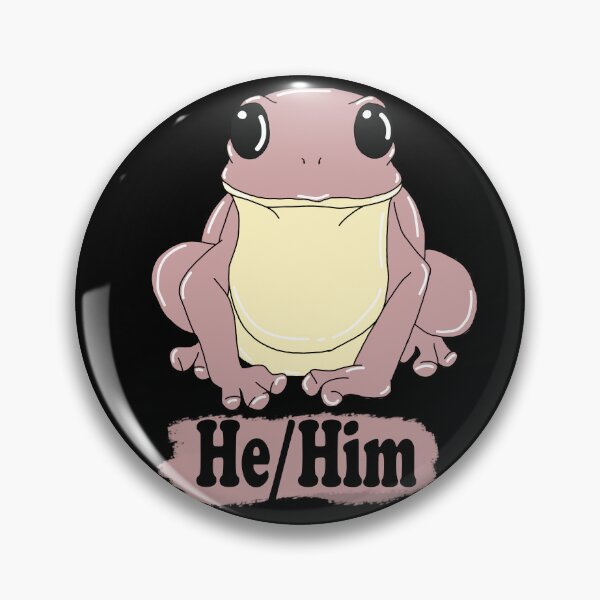 Item preview, he/him frog (black) designed and sold by zafirastarlight.