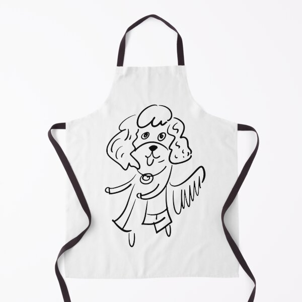 Item preview, Gray Poodle Dog / Black Poodle / Cute Dog Drawing / Small Fluffy Dog Breeds / Poodle dog lovers/ Gifts for dog lovers designed and sold by haRexia.