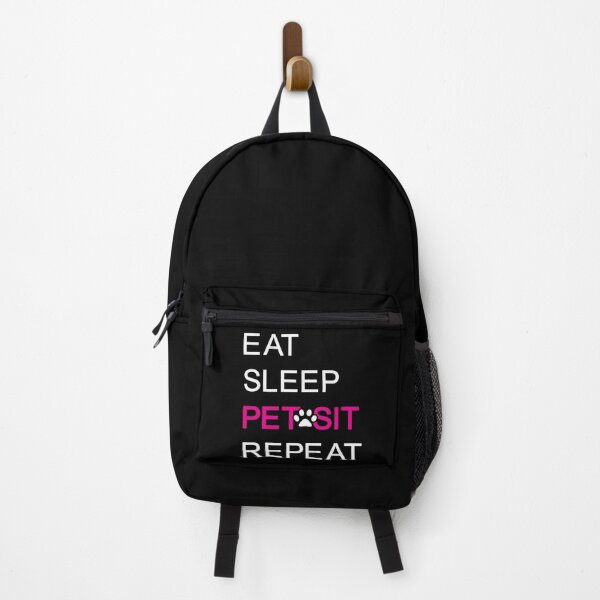 Item preview, Pink Eat Sleep Pet Sit Repeat Design designed and sold by beccaveedesigns.