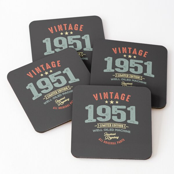 Item preview, Vintage Born in 1951 - 71st Birthday Retro Classic designed and sold by cidolopez.