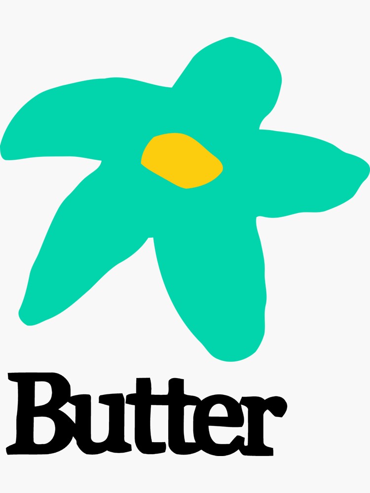 Butter Goods Flower Sticker