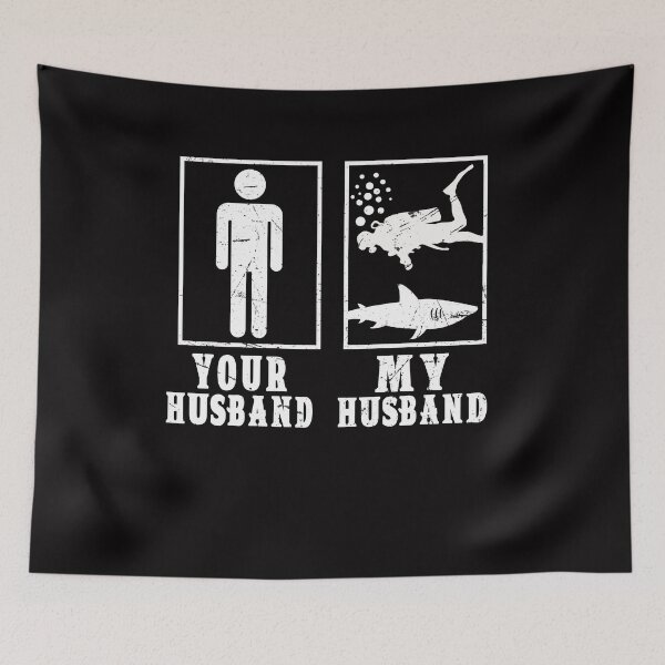Item preview, Your Husband My Husband scuba diving - funny scuba diving gift idea designed and sold by Live  Today.