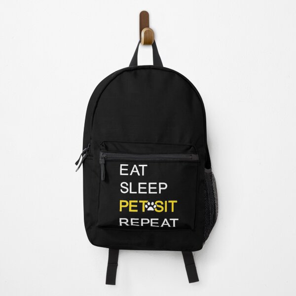 Item preview, Yellow Eat Sleep Pet Sit Repeat Design designed and sold by beccaveedesigns.