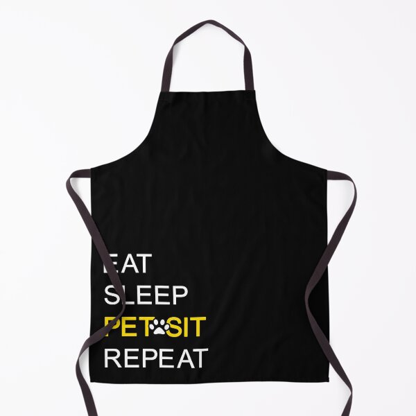 Item preview, Yellow Eat Sleep Pet Sit Repeat Design designed and sold by beccaveedesigns.