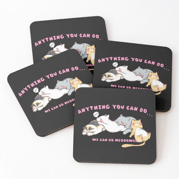 Item preview, Anything You Can Do, We Can Do Meower - Funny Cat Quote - Slower Than A Sloth - Ironic Sarcastic Parody - Pink designed and sold by zicutza.