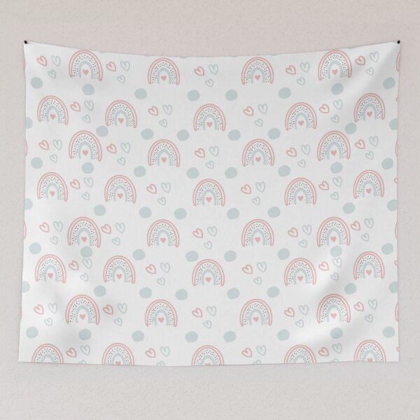 Item preview, Rainbows and Hearts designed and sold by LittleKumaBear.