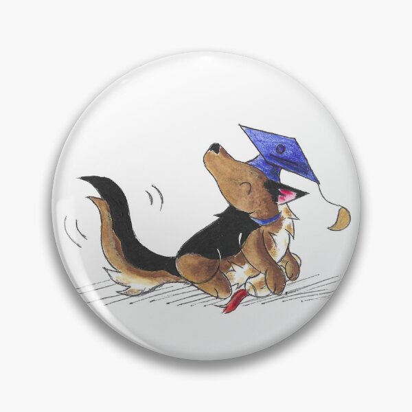Item preview, German Shepherd Grad (Thank You Card) designed and sold by KOKeefeArt.
