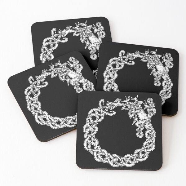 Item preview, Celtic Knotwork Ouroboros Dragon designed and sold by laforma.